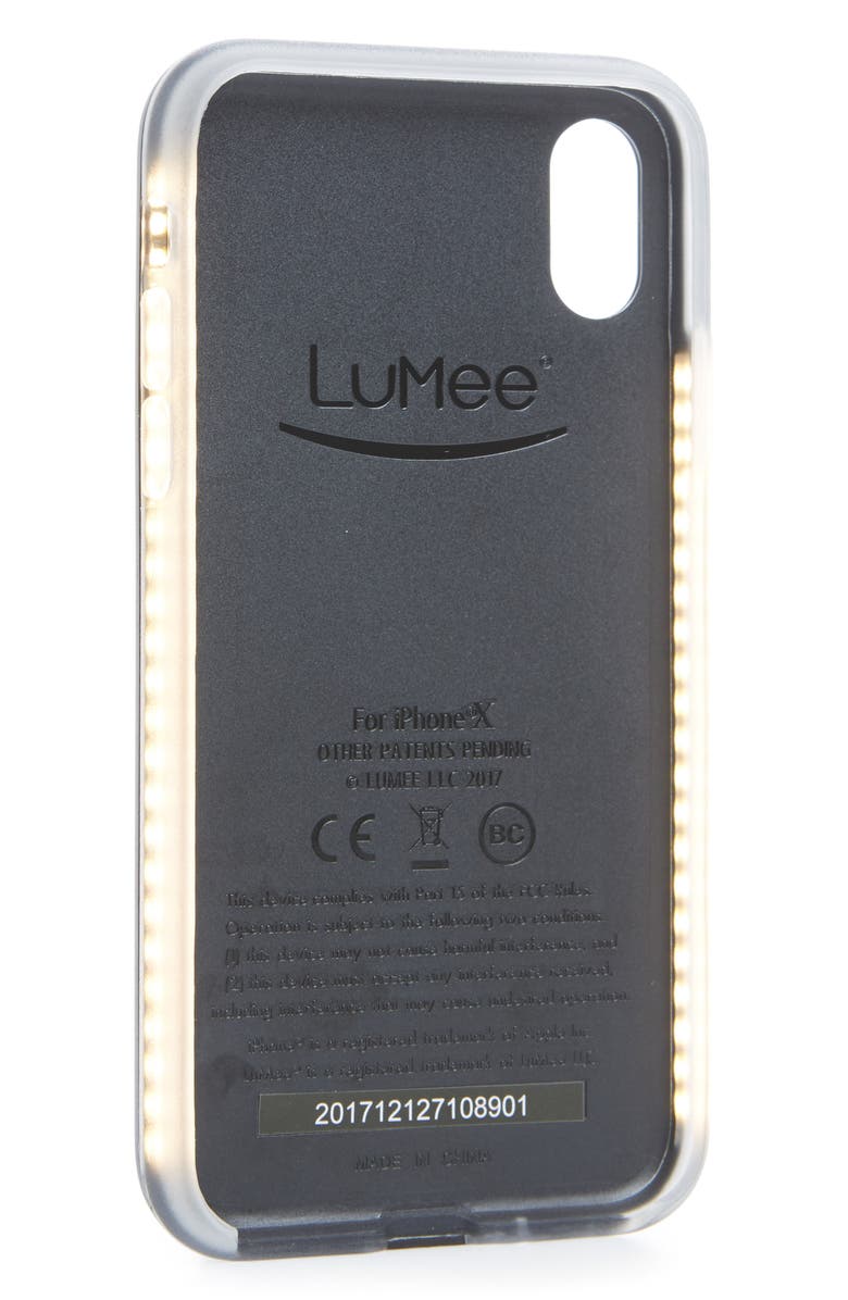 LuMee LED Lighted iPhone X/Xs Case, Alternate, color,
