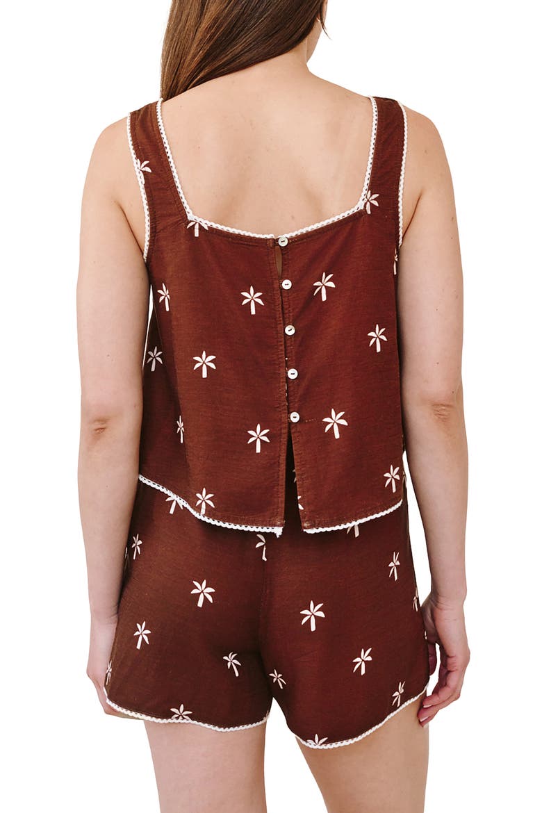 Square Neck Crop Tank, Alternate, color, COCONUT PALM PRINT