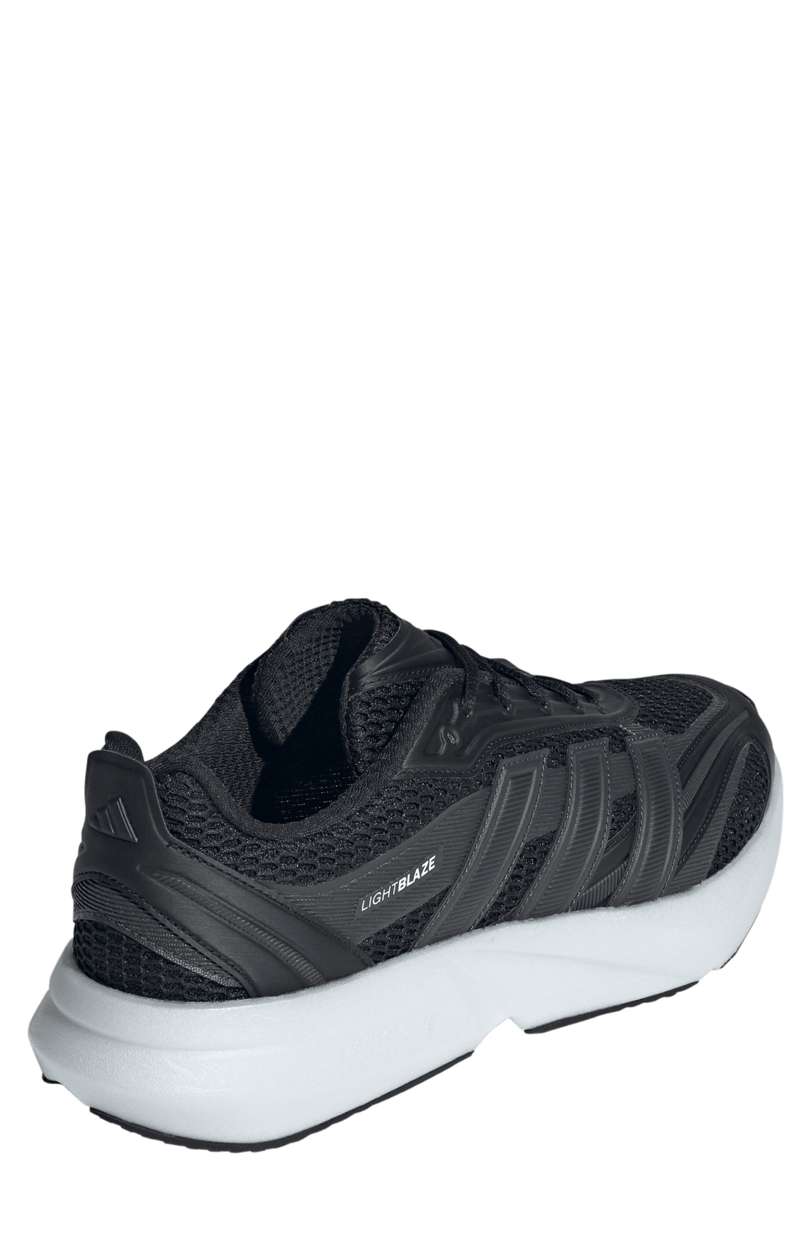 adidas Lightblaze Glow Sneaker, Alternate, color, Core Black/ Core Black/ Carbon