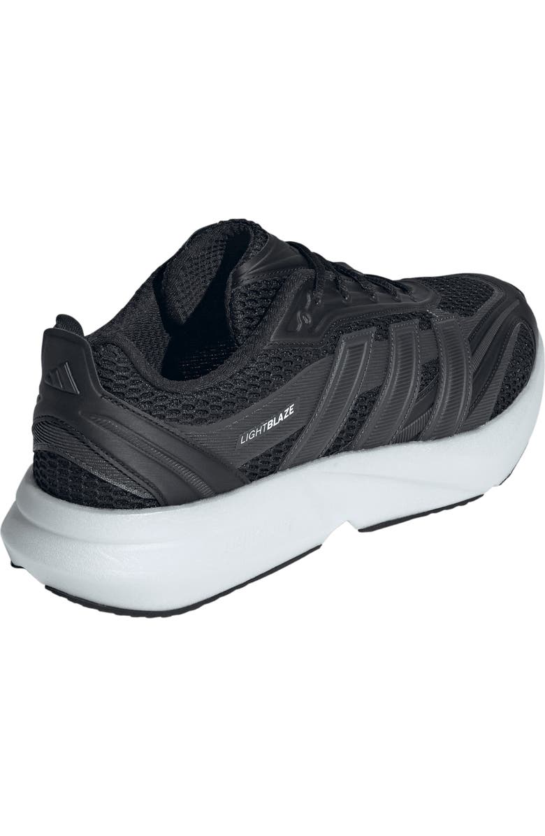 adidas Lightblaze Glow Sneaker, Alternate, color, Core Black/ Core Black/ Carbon