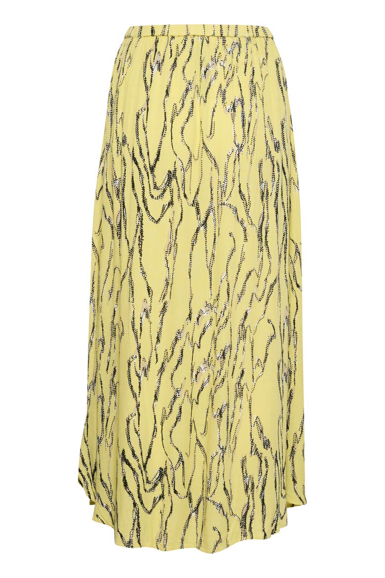 Zaya Elastic Waist Maxi Skirt, Alternate, color, Endive Traces