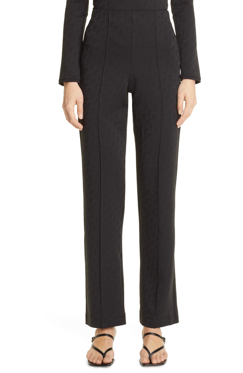 Saks Potts Lissi Texture High Waist Slim Pants, Main, color, 