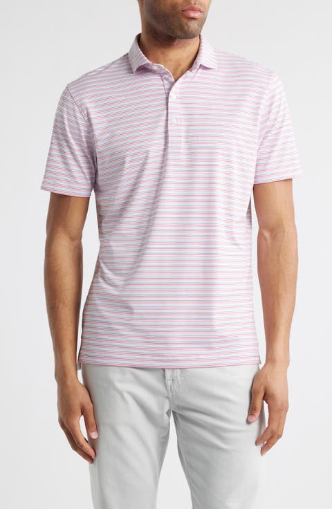 Kamdon Stripe PREP-FORMANCE Golf Polo
