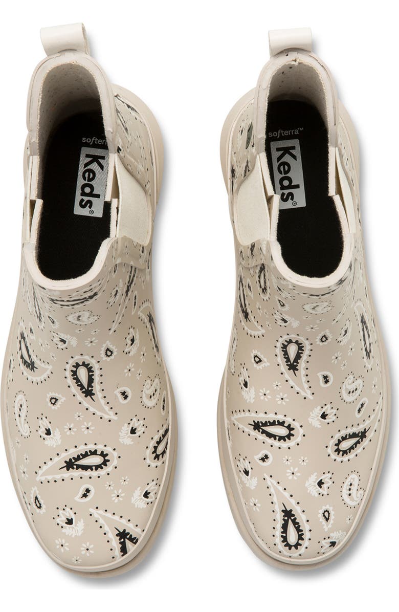 Keds<sup>®</sup> Rowan Bandana Print Rain Boot, Alternate, color,