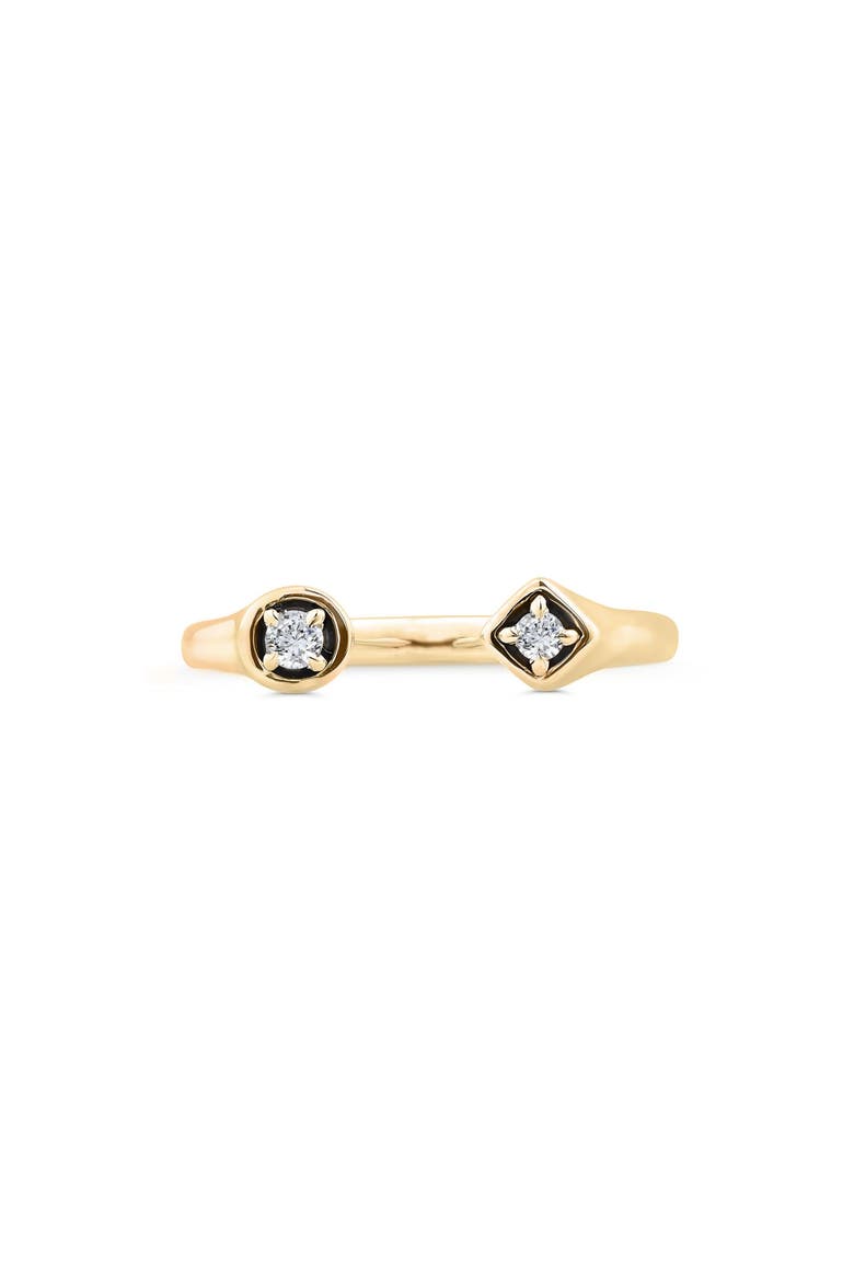 Sugar+Spice Horseshoe Ring, Alternate, color, Yellow Gold