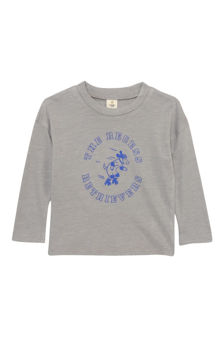 Long Sleeve Graphic T-Shirt, Main, color, GREY ALLOY HEATHER RECESS DOG