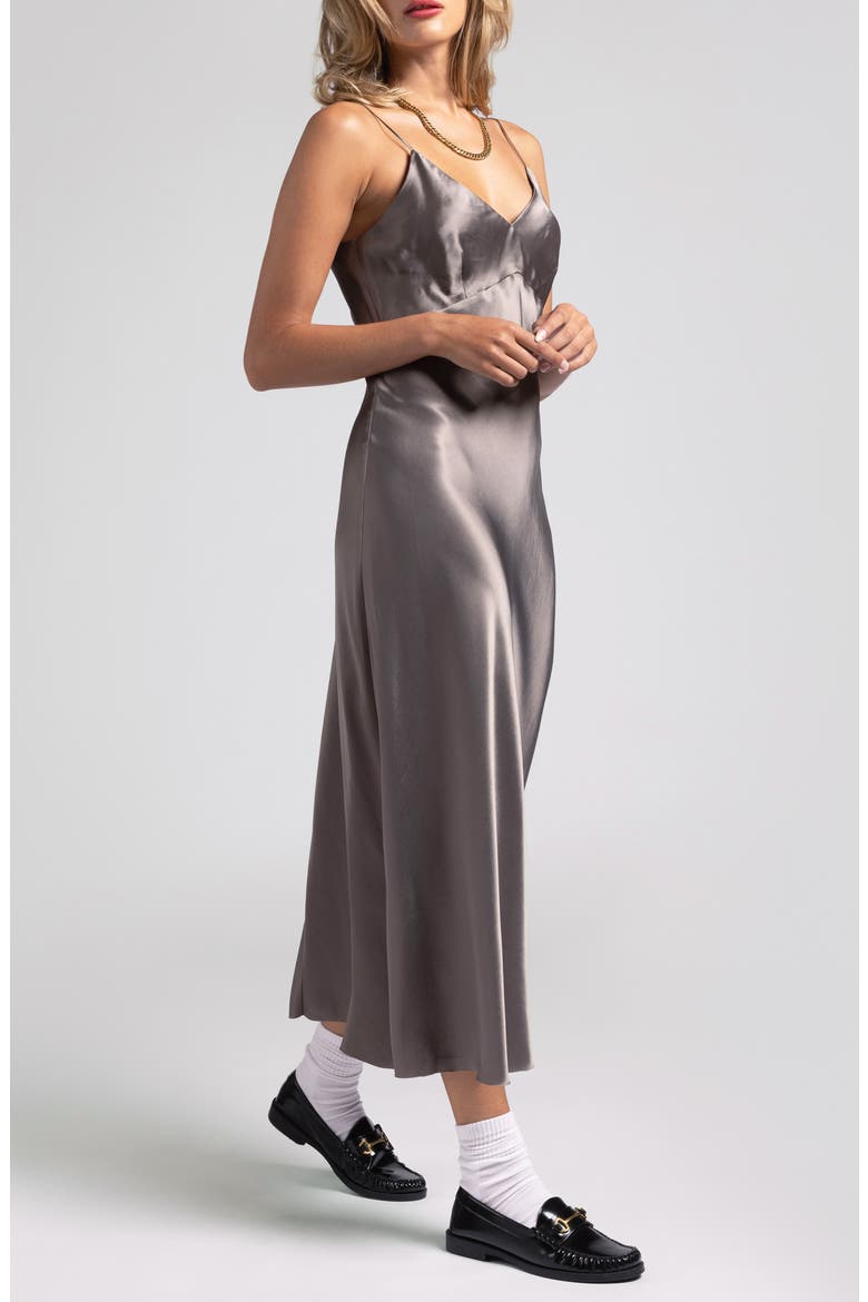 Royce Slipdress, Alternate, color, SMOKEY OLIVE