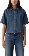 Levi's Logan Short Sleeve Denim Snap-Up Shirt