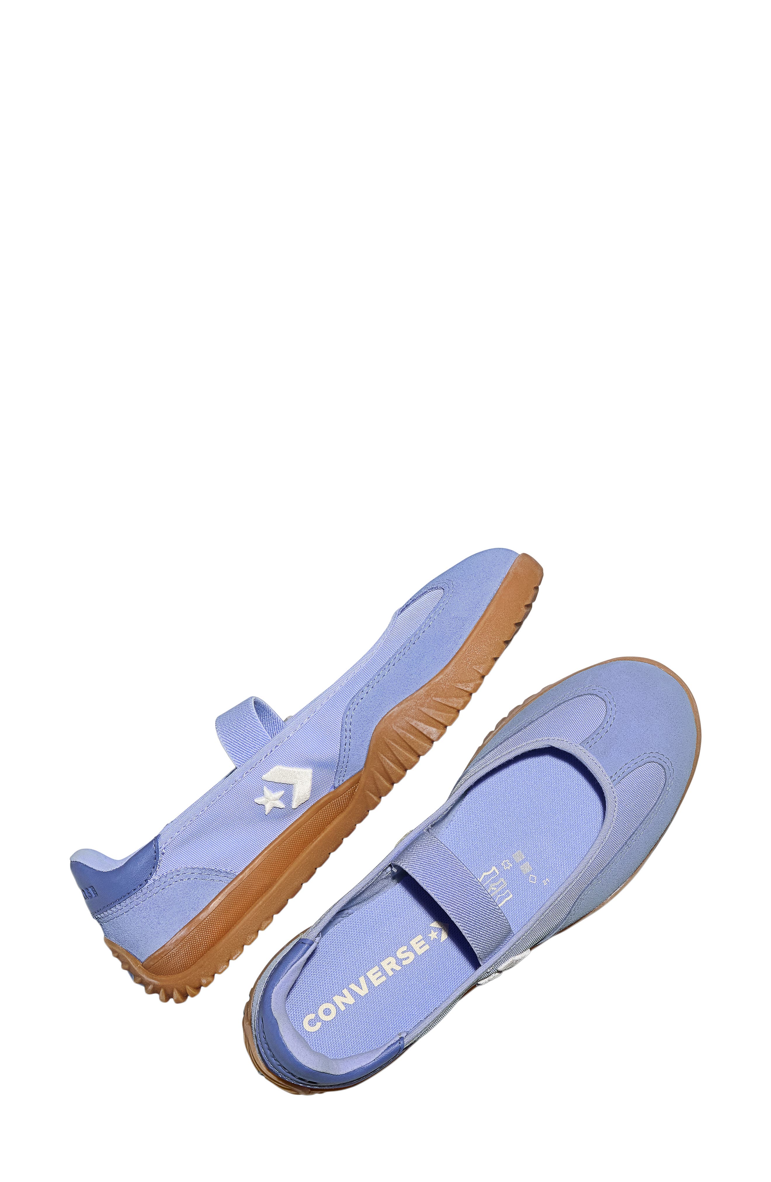 Gender Inclusive Run Star Trainer Ballet Flat, Alternate, color, VERY PERI/ INDIGO STORM/ GUM