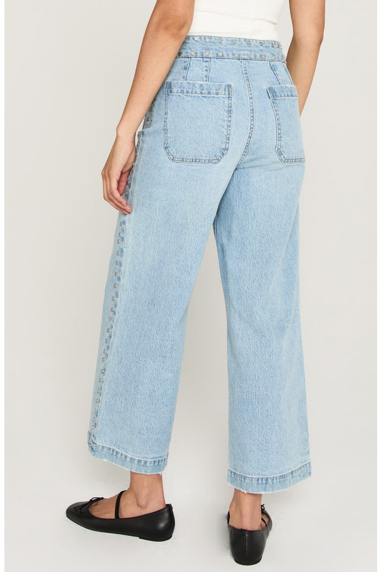 Gemma VIP Crop Wide Leg Jeans, Alternate, color, BLUE
