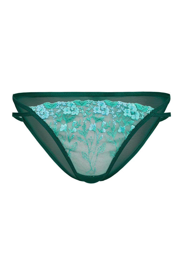 Fern Bikini Panties, Main, color, Dark green