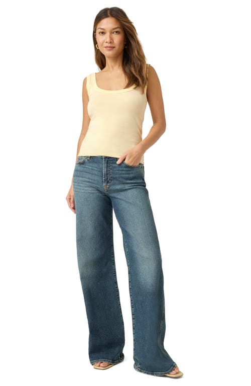 Splendid Faye Scoop Neck Tank In Limoncello