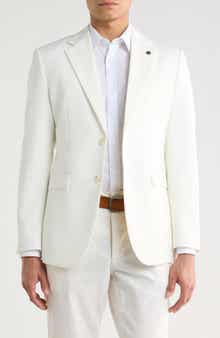 T.R. PREMIUM Slim Fit Cotton Blend Blazer