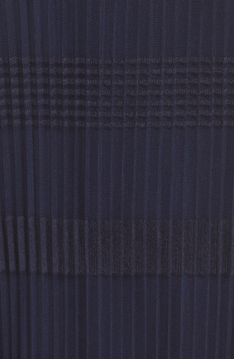 Julia Jordan Stripe Pleated Chiffon Shift Dress, Alternate, color, 