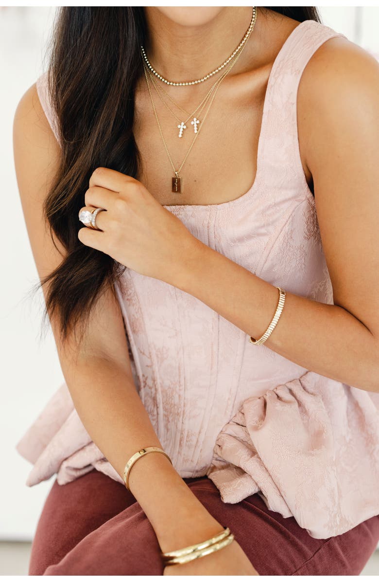 Electric Picks xDede Raad Cuffing Season Bangle Bracelet, Alternate, color, Gold