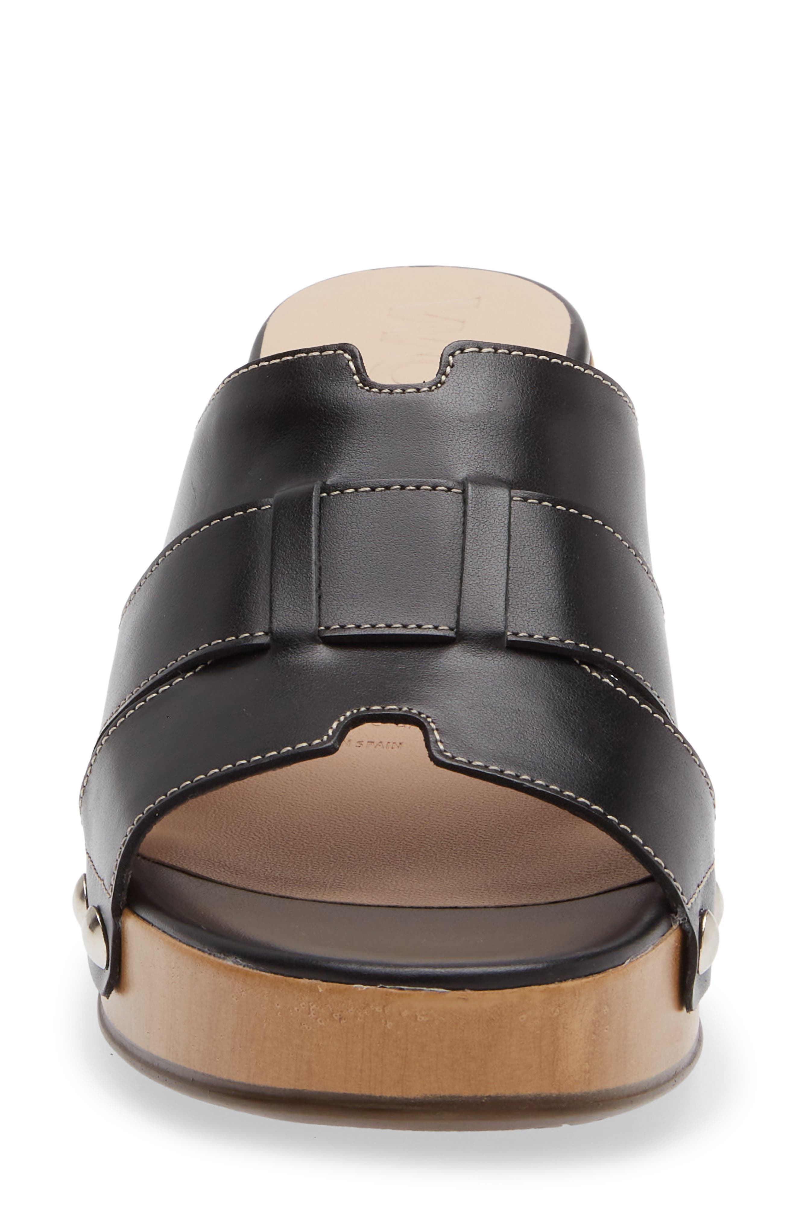 Wonders Platform Slide Sandal, Alternate, color, Tokat Black