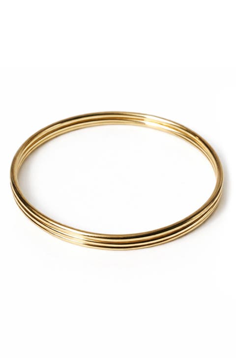 Set of 3 Skinny Bangle Bracelets
