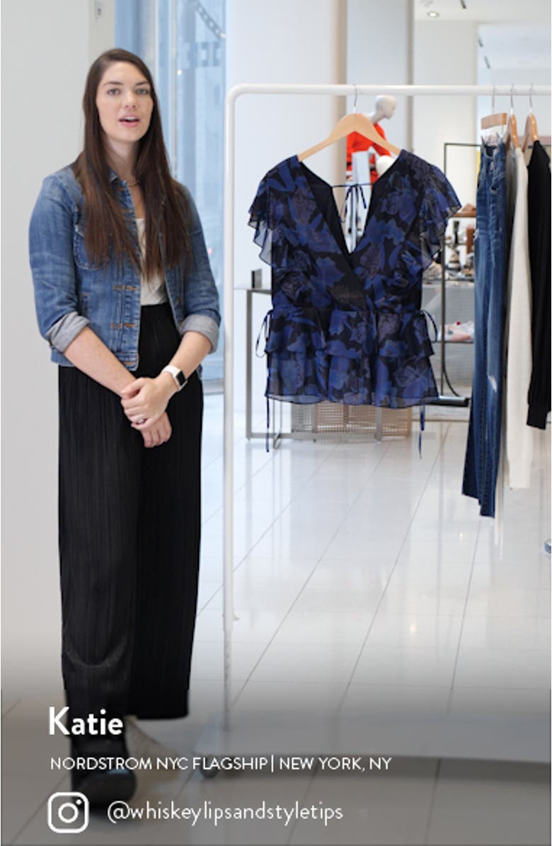 Rowyn Frill Detail Tie Top, sales video thumbnail