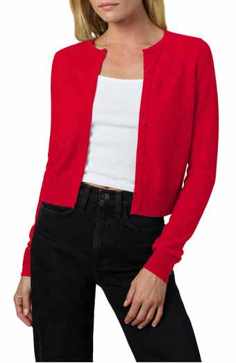 The Dani Crop Cashmere Cardigan