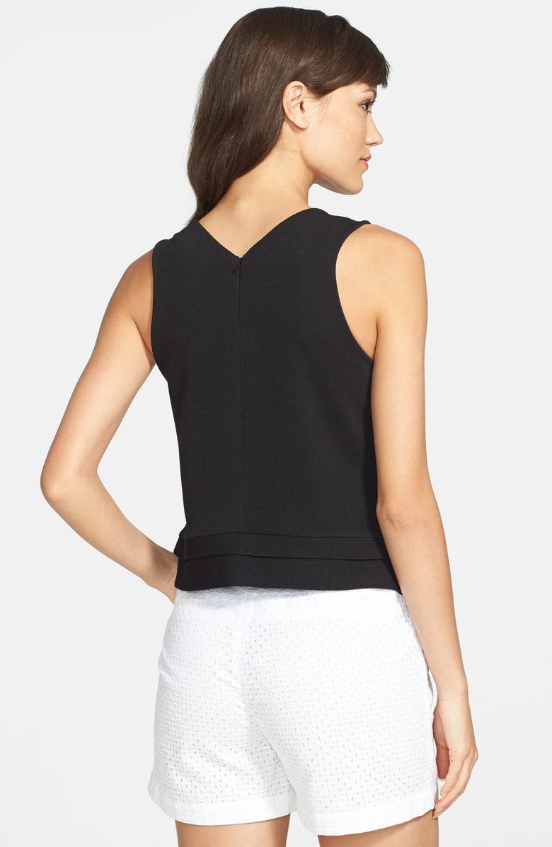 Chelsea28 Bow Detail Textured Shell, Alternate, color, 