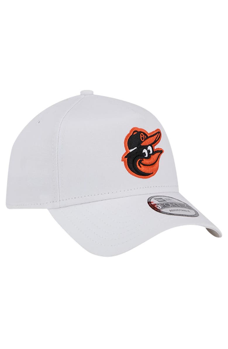 New Era Men's New Era White Baltimore Orioles TC A-Frame 9FORTY Adjustable Hat, Alternate, color, White