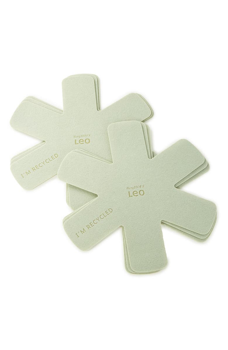 BergHOFF 6-Piece Felt Pan Liners, Main, color, Green