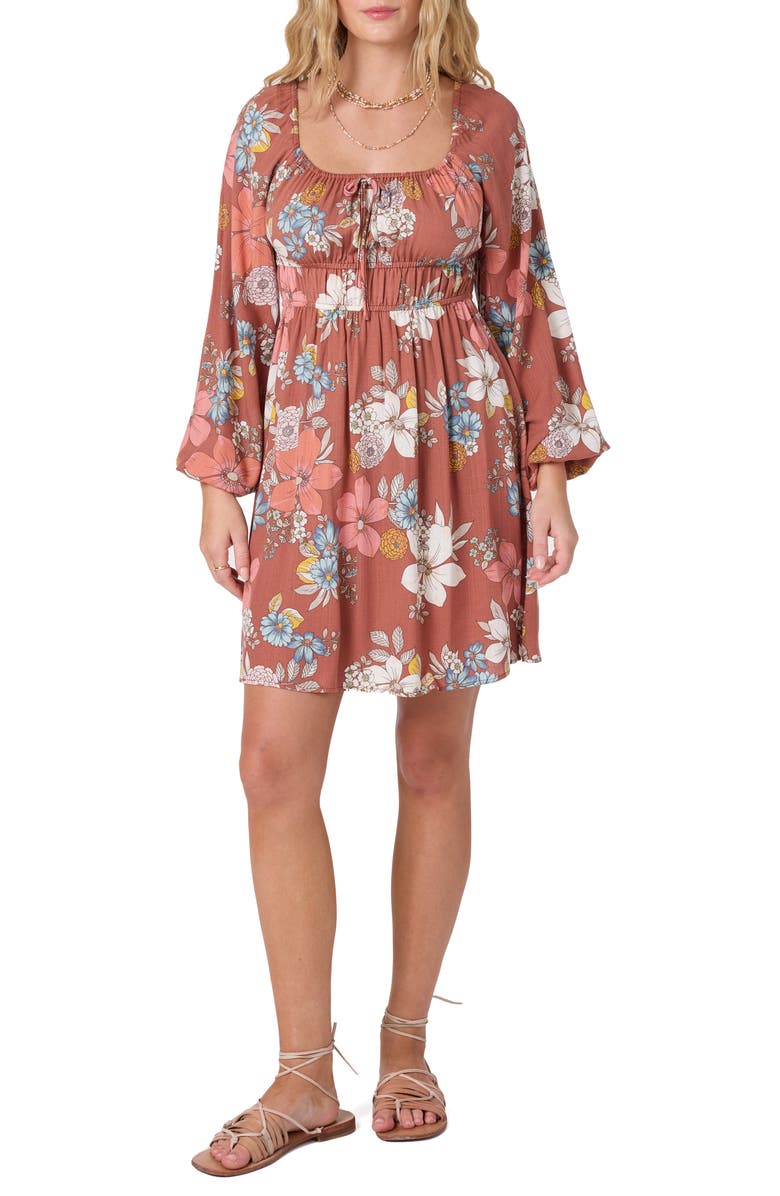 O'Neill Layna Long Sleeve Dress, Main, color,