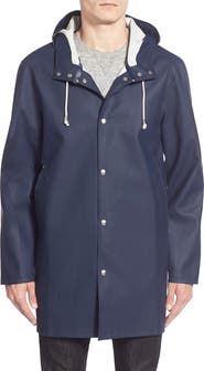 Stutterheim Stockholm Long Sleeve Hooded Raincoat