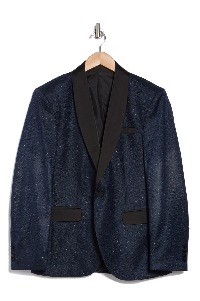 Slim Fit Prom Blazer, Alternate, color, NAVY