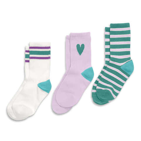 Kids Athletic Sock 3-Pack