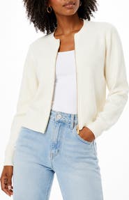 BY DESIGN Jenny Double Knit Bomber Jacket