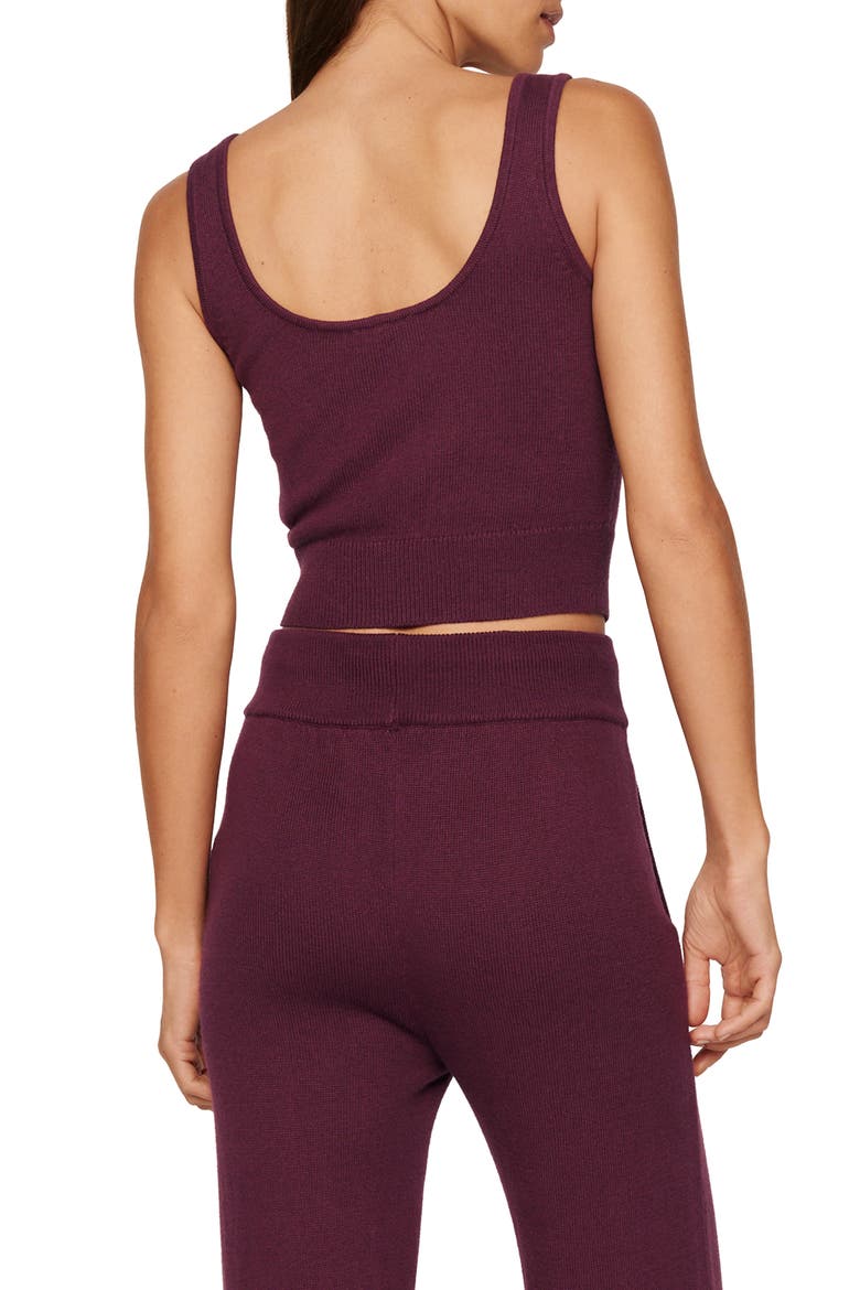 Sweater Knit Tank, Alternate, color, WILDBERRY