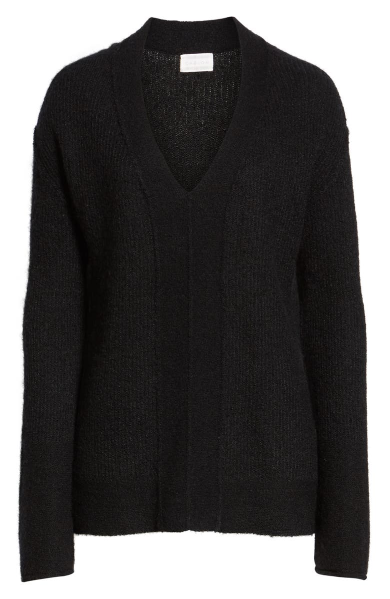 Caslon<sup>®</sup> V-Neck Sweater, Alternate, color, 