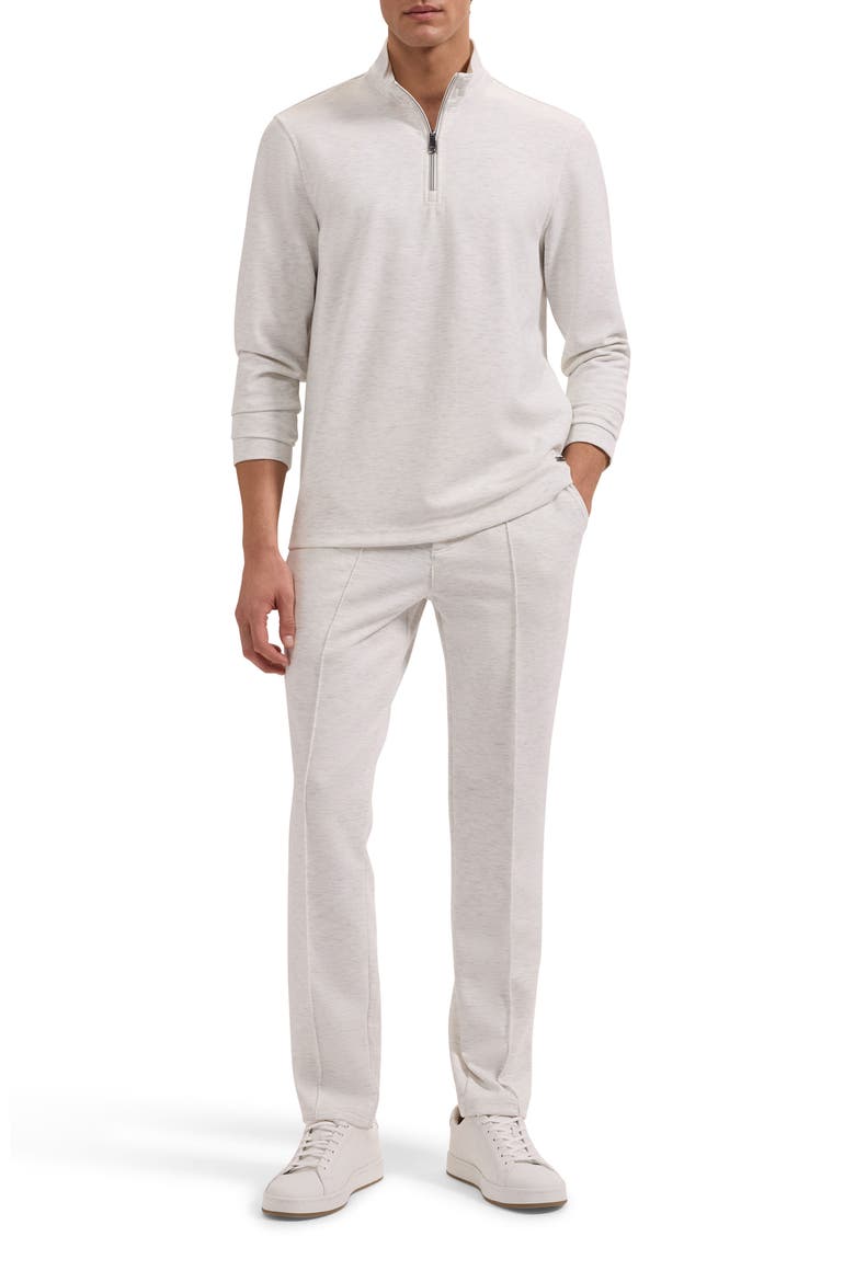 Soft Touch Quarter Zip Pullover, Alternate, color, CHALK