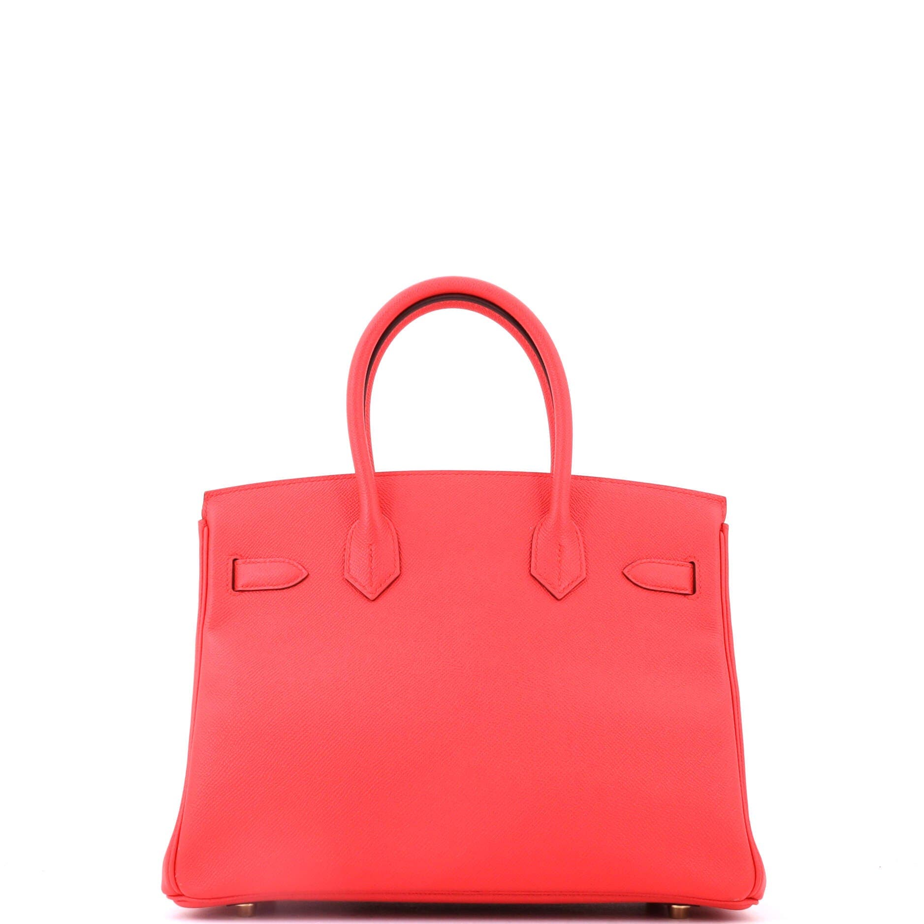 Birkin Handbag Red Epsom with Gold Hardware 30, Alternate, color, Red