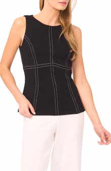 Jewel Neck Ponte Tank