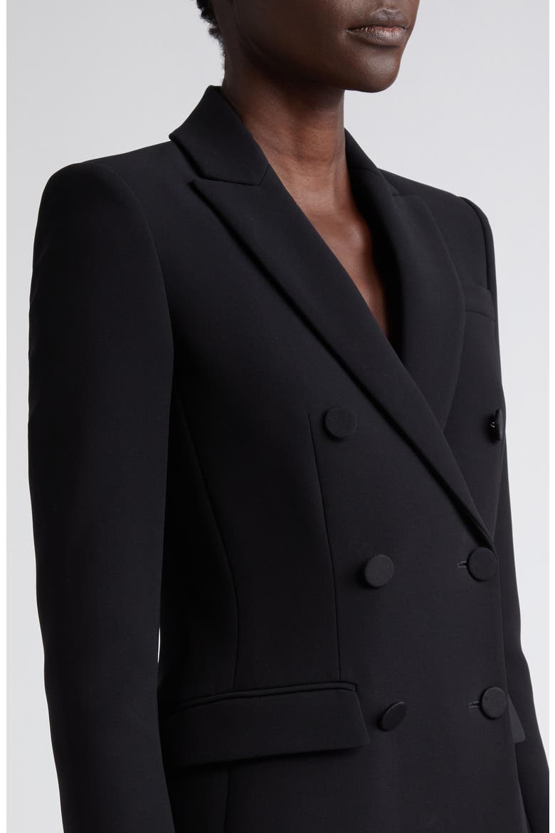 Indiana Double Breasted Twill Blazer, Alternate, color, 000001 BLACK