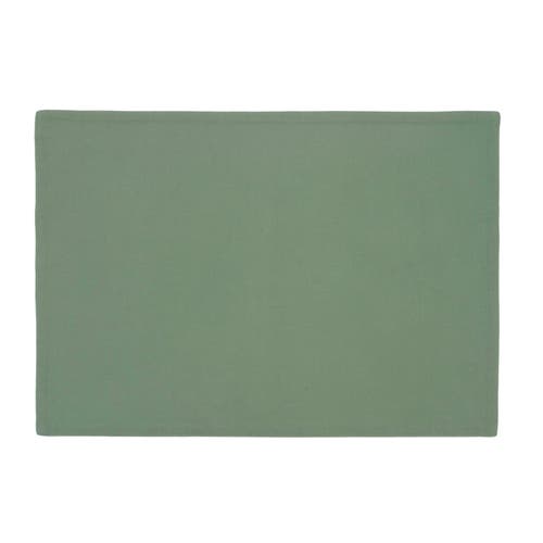 C & F Home C&f Home Botanical Fern Jacquard Reversible Machine Washable Jacquard Placemats Set Of 6 In Green