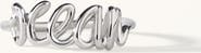 Ora Ana The Ocean Script Ring