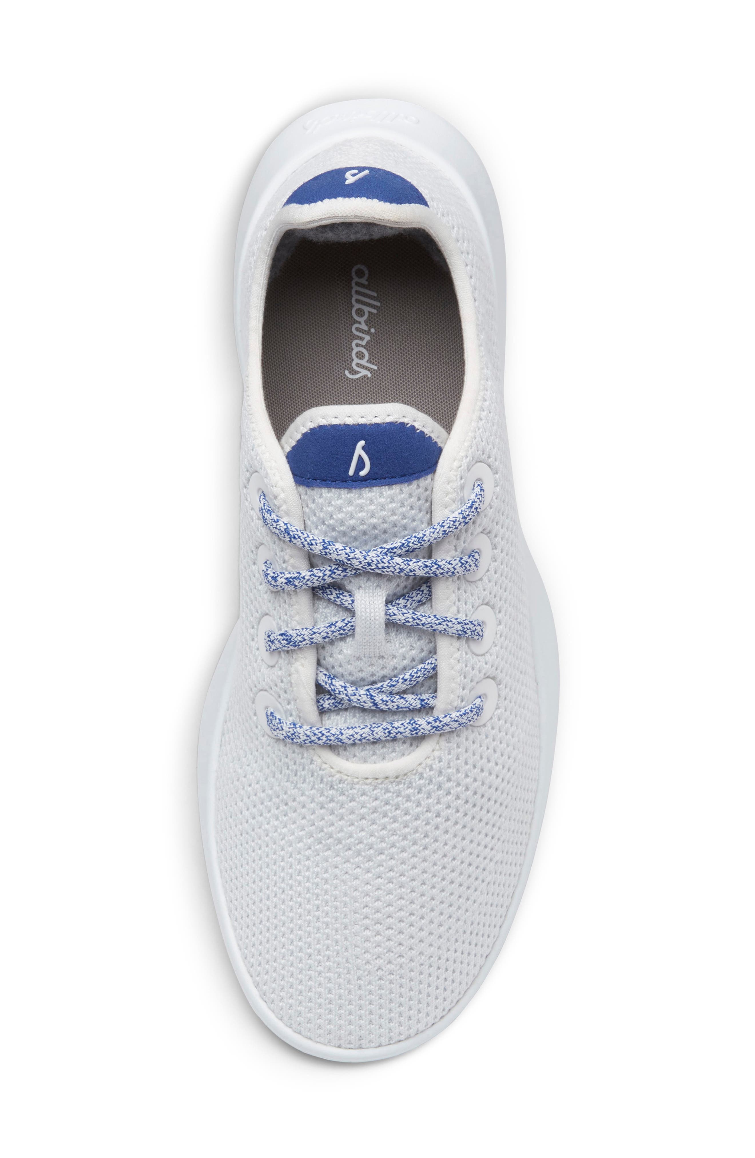 Wool Runners Sneaker, Alternate, color, BLIZZARD/ HAZY COBALT