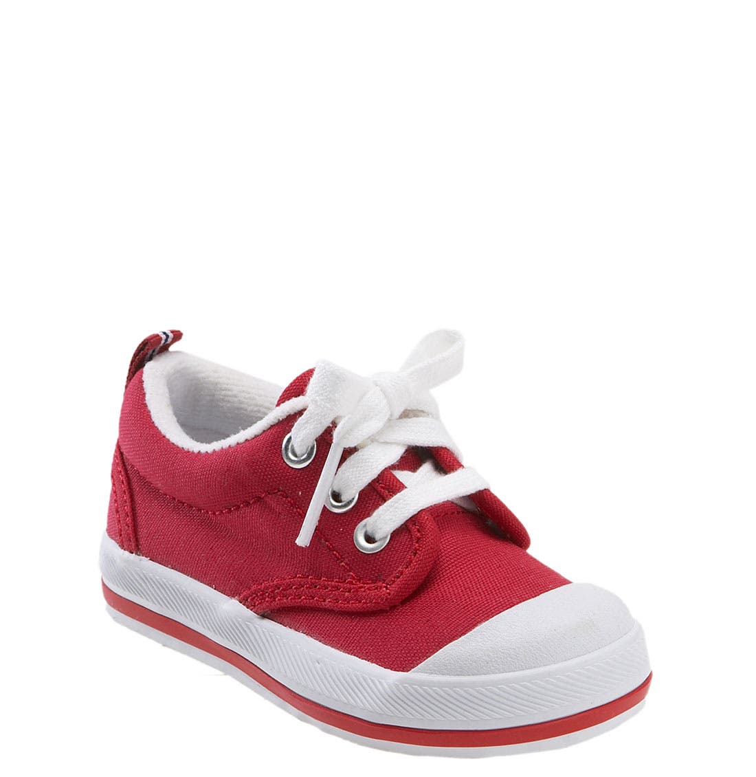 Kids' Graham Sneaker, Main, color, RED CANVAS