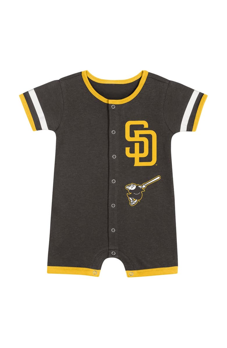 Outerstuff Infant  Brown San Diego Padres Double Hit Coverall 2-Piece Set, Alternate, color, 