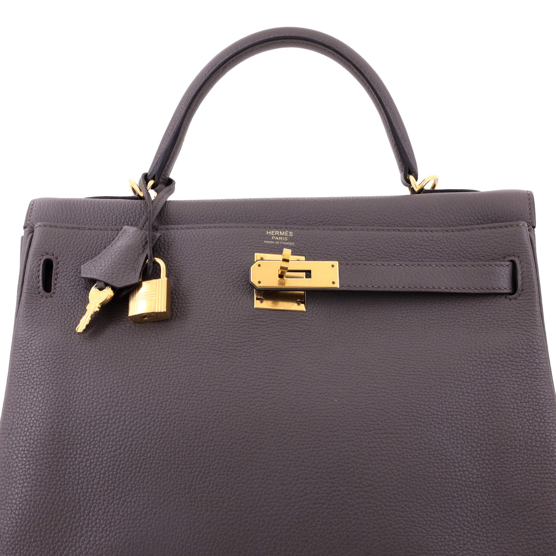 Kelly Handbag Grey Togo with Gold Hardware 32, Alternate, color, Grey
