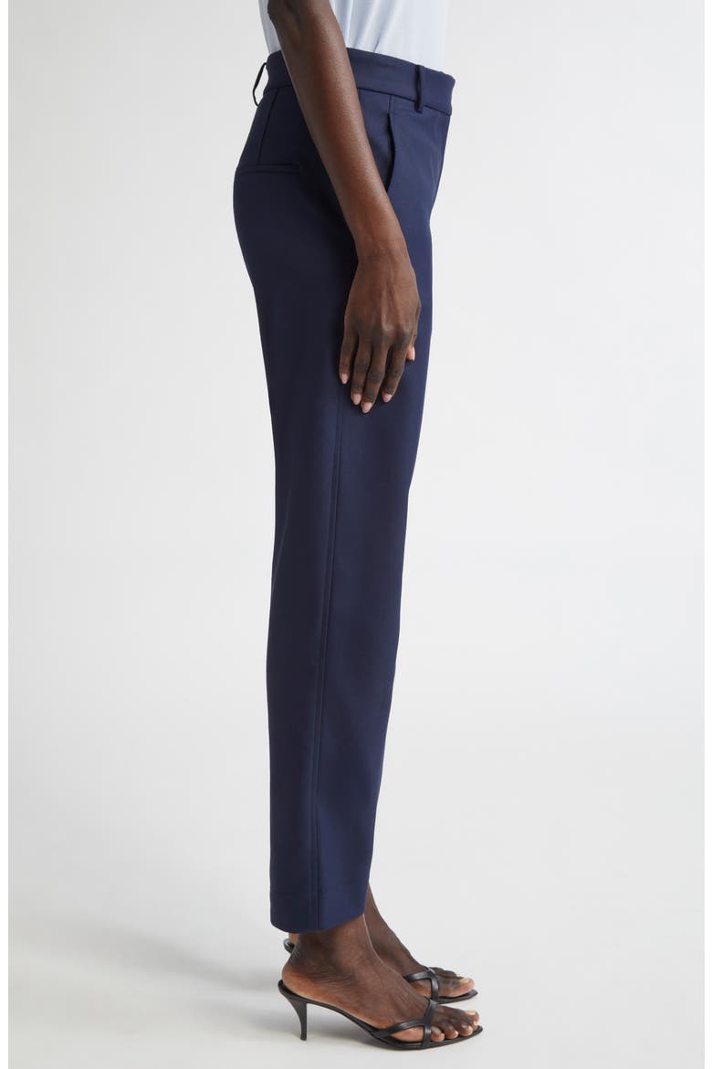 Morgan Stretch Gabardine Ankle Pants, Alternate, color, NAVY