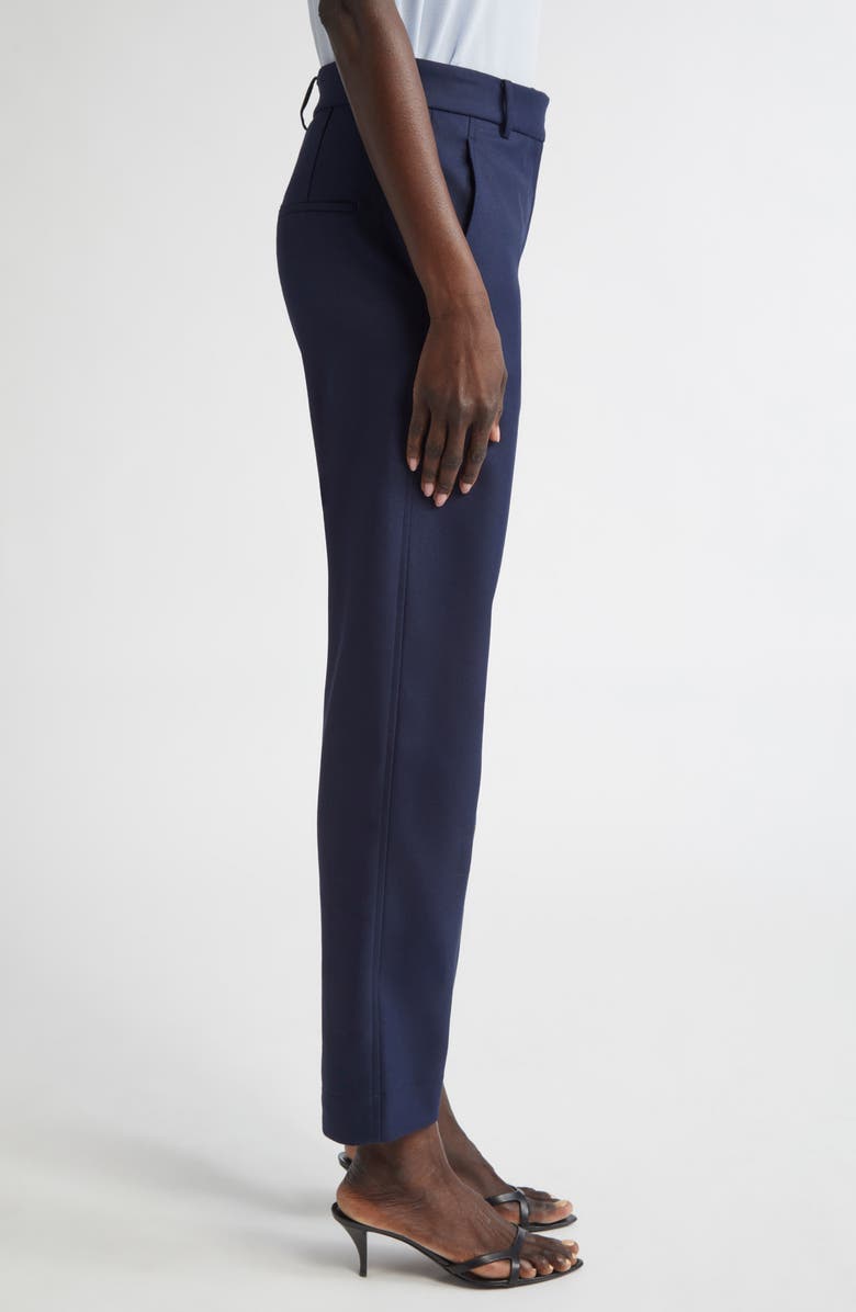 ST. JOHN Morgan Stretch Gabardine Ankle Pants, Alternate, color, Navy