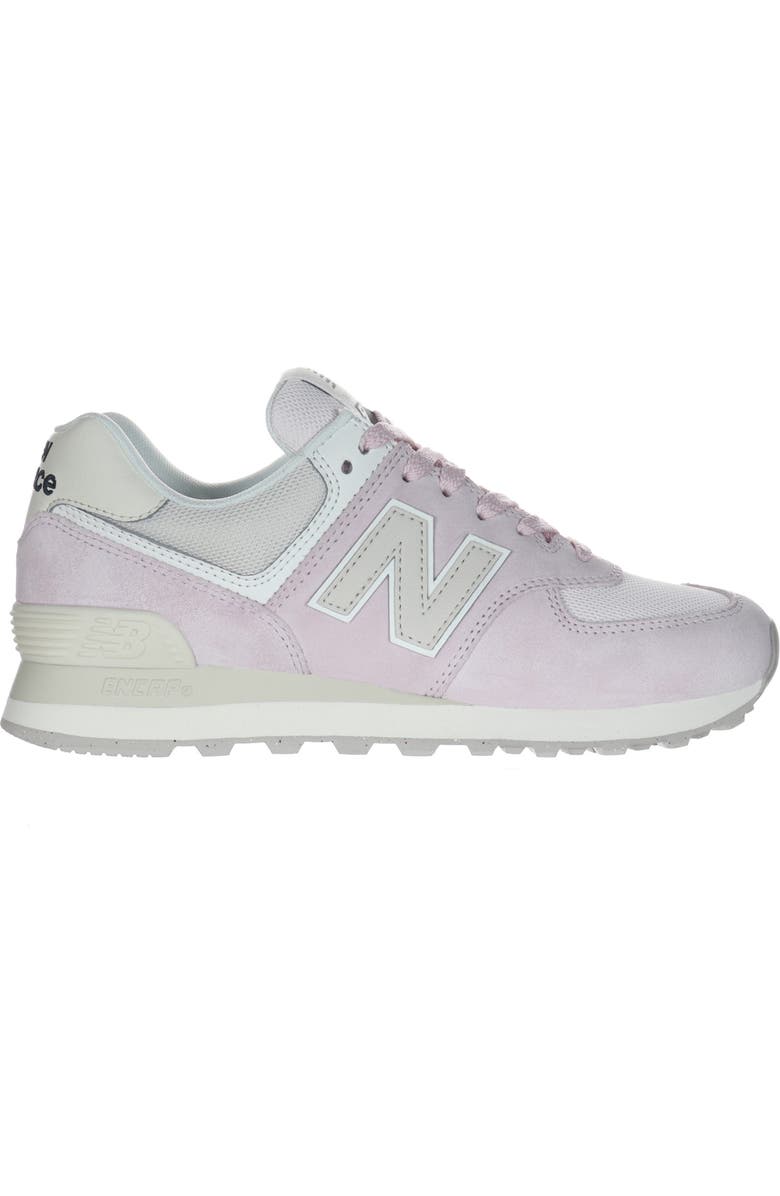 New Balance 574 Sneaker, Alternate, color, Pink Granite/ Moonbeam