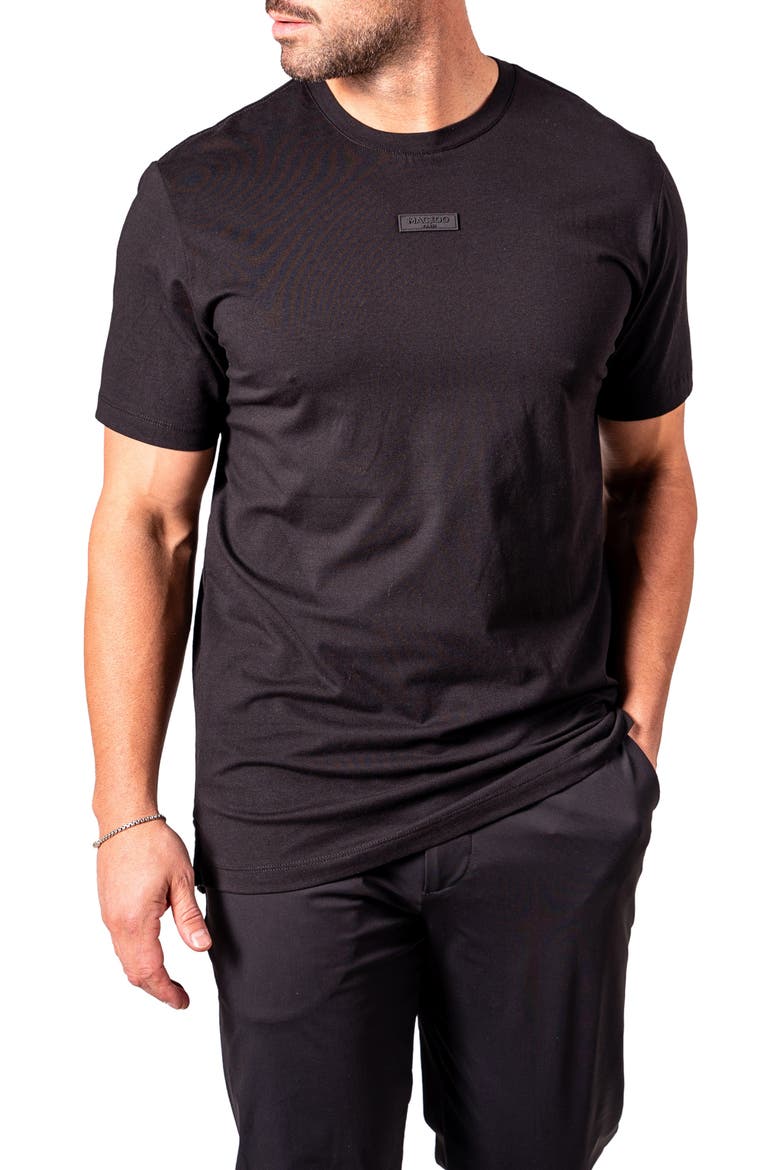 Lion Zeus Embellished T-Shirt, Alternate, color, BLACK
