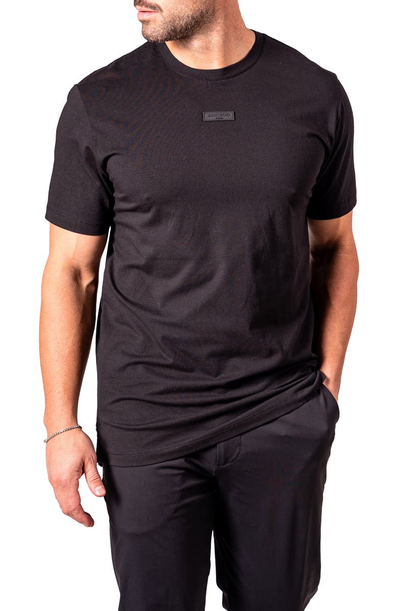 Maceoo Lion Zeus Embellished T-Shirt, Alternate, color, Black