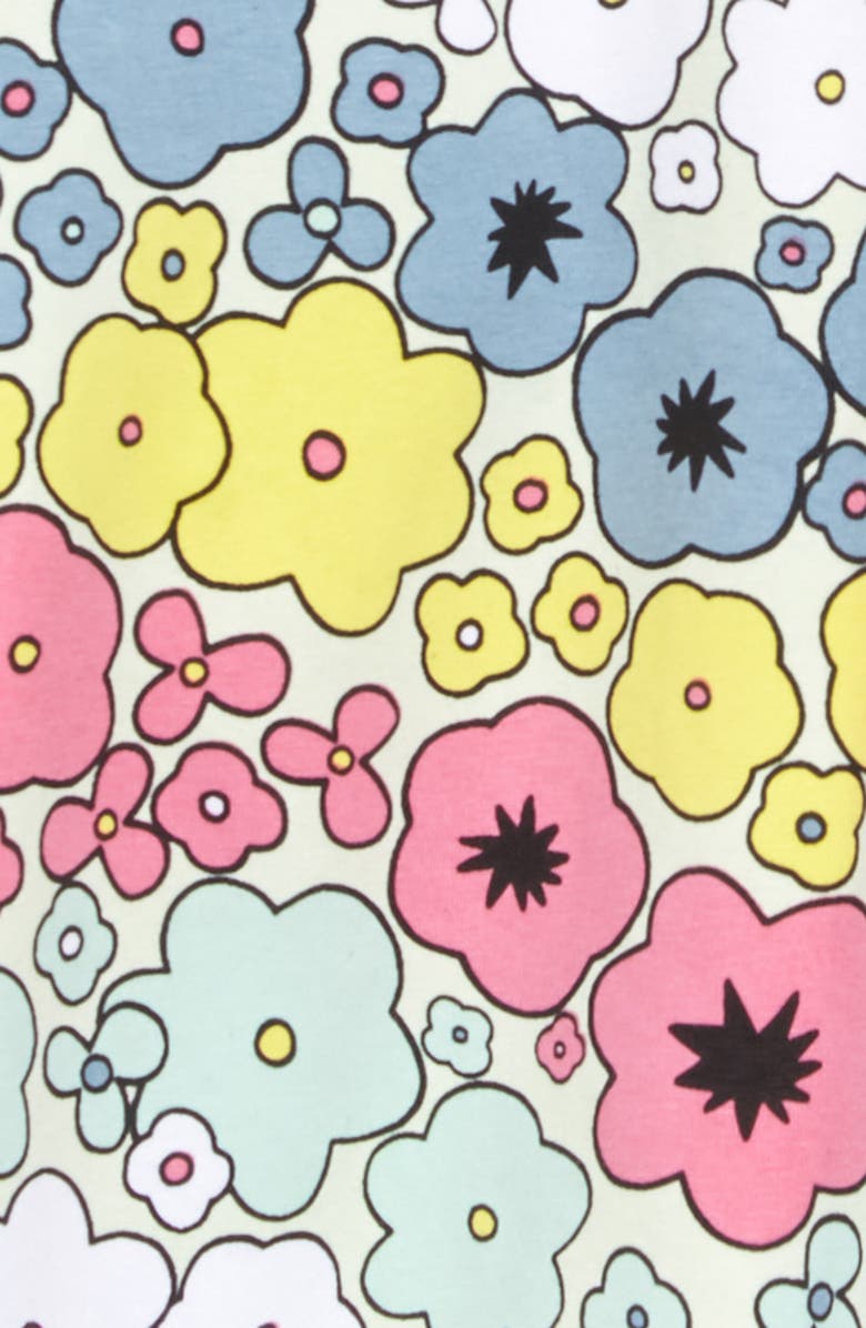 art & eden Lana Ruffle Sleeve Organic Cotton Dress, Alternate, color,