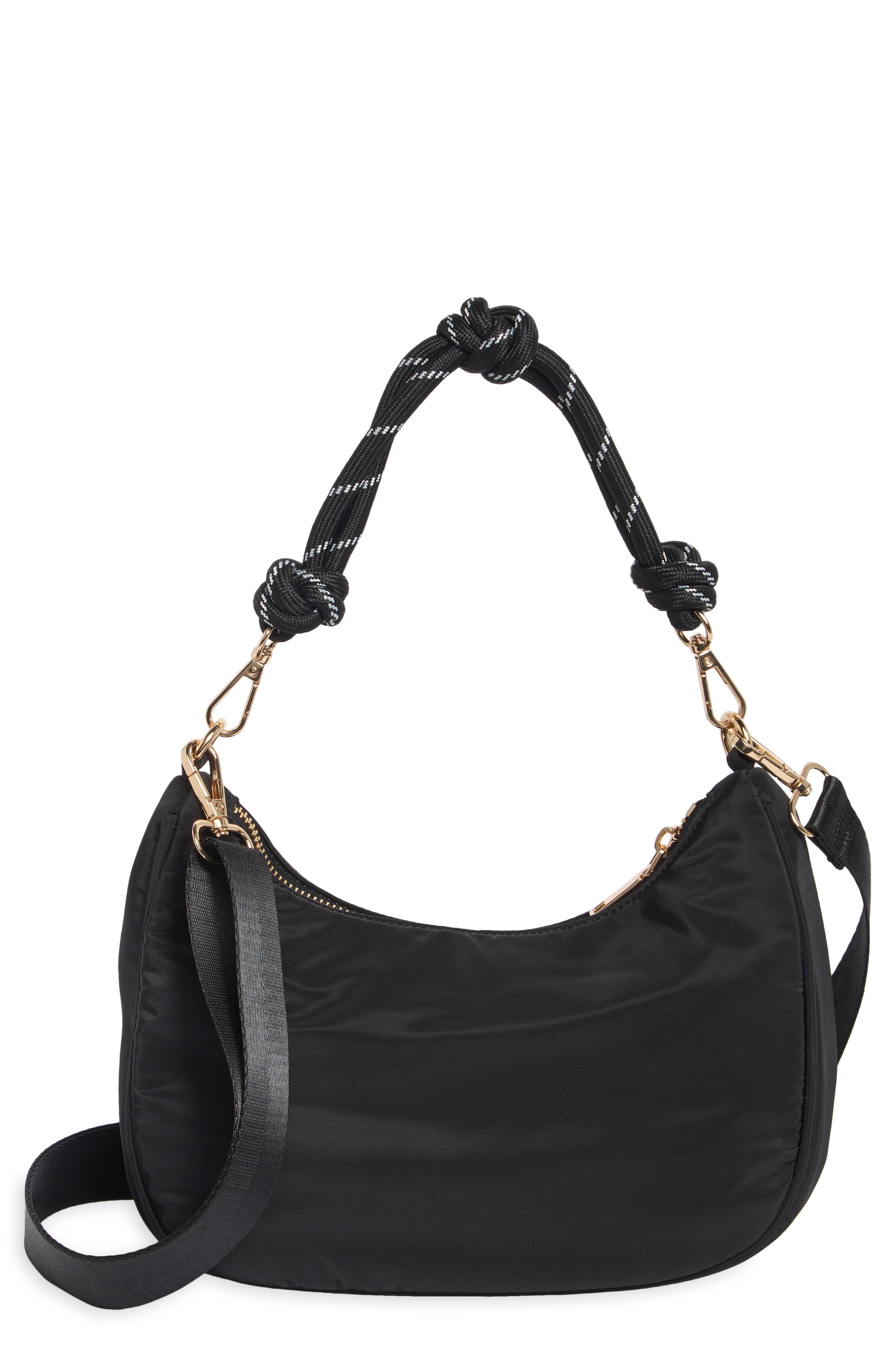 Nylon Hobo Crossbody Bag
